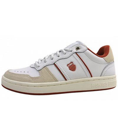 K-Swiss Lozan Match TC sportlicher Schnürer in white/baked clay 132 K-Swiss Lozan Match TC sportlicher Schnürer in white/baked clay 132