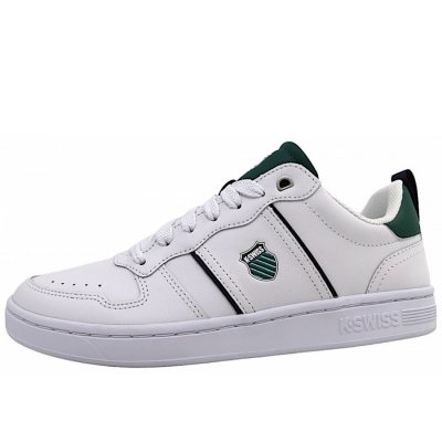 K-Swiss Lozan Match sportlicher Schnürer in White/Green