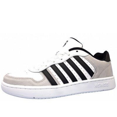 K-Swiss Court Palisades Sneaker in White/Gray/Black