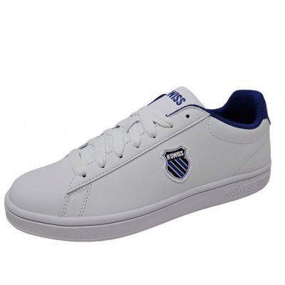 K-Swiss Court Shield Sneaker in white sodalite blue