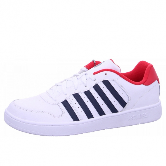 K-Swiss Court Palisades Sneaker in 116 white navy