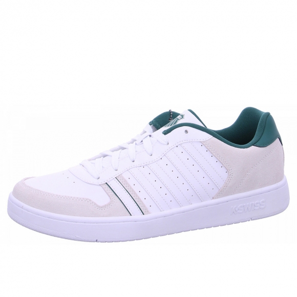 K-Swiss Palisades Sneaker in 108 white green