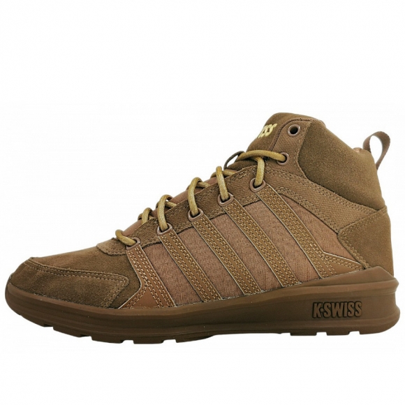 K-Swiss Vista Trainer MID Schnürstiefel in Bison/Bison K-Swiss Vista Trainer MID Schnürstiefel in Bison/Bison