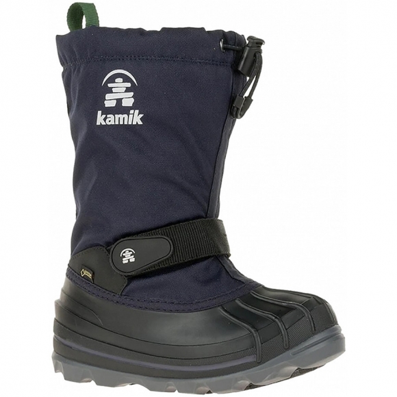 Kamik Stiefel in navy/citrus