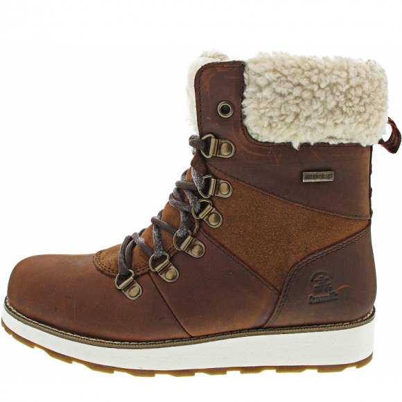 Kamik Ariel Schnürstiefel in cognac