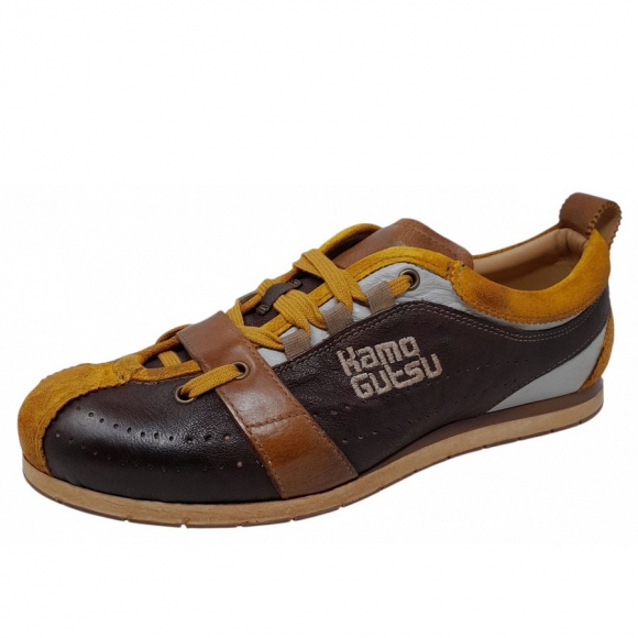 Kamo-Gutsu Sneaker in ocra legno