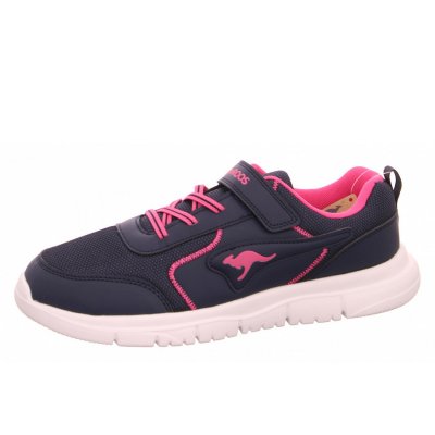 KangaRoos K-ETK Zig EV Sneaker in 4204 dk.navy pink