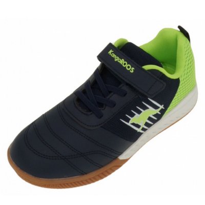 KangaRoos Super Court EV Sneaker in dk navy/lime KangaRoos Super Court EV Sneaker in dk navy/lime