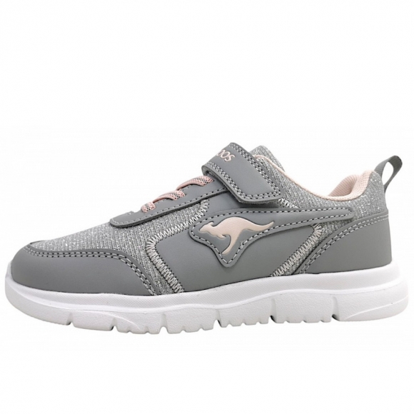 KangaRoos K-ETK.ZIG EV sportlicher Schnürer in Vapor grey/pink