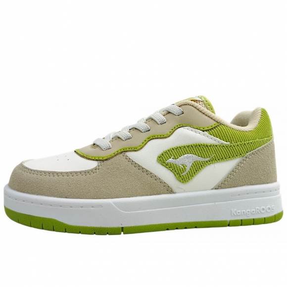 KangaRoos K-CP Tipin OS Sneaker in blond wood/celery green