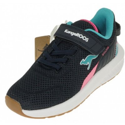 KangaRoos K-Fort Jag EV Sneaker in dk navy/neon pink