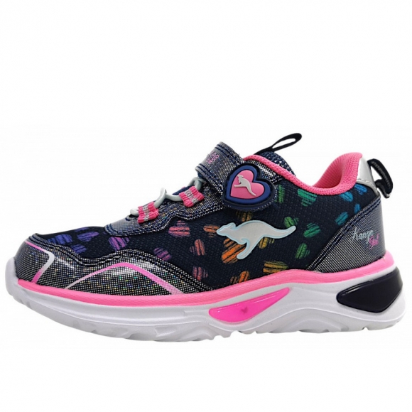 KangaRoos K-SLG Lovin EV Klettschuh in dk navy/daisy pink