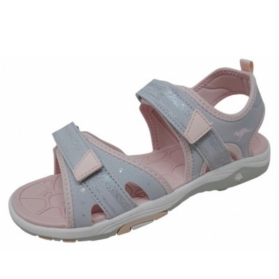 KangaRoos K-Leni FEE Sandalette in vapor grey frost pink KangaRoos K-Leni FEE Sandalette in vapor grey frost pink