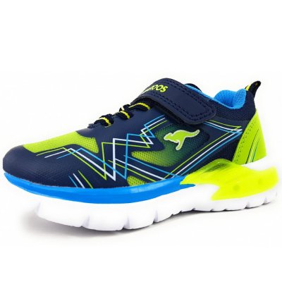 KangaRoos Sneaker in 4054 Navy/ Lime KangaRoos Sneaker in 4054 Navy/ Lime