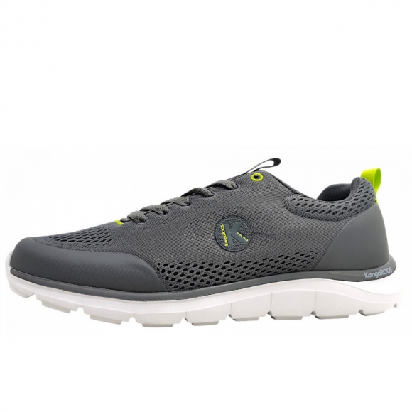 KangaRoos K-MTK Dore sportlicher Schnürer in steel grey/lime