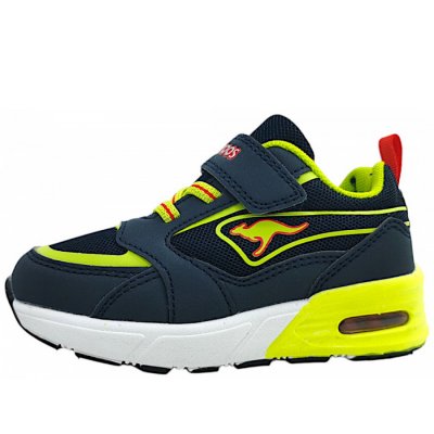 KangaRoos K - XI Reto EV Sneaker in 4054 navy/lime KangaRoos K - XI Reto EV Sneaker in 4054 navy/lime