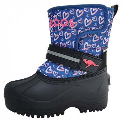 KangaRoos K-Shell II Winterstiefel in midnight/rose heart 4819