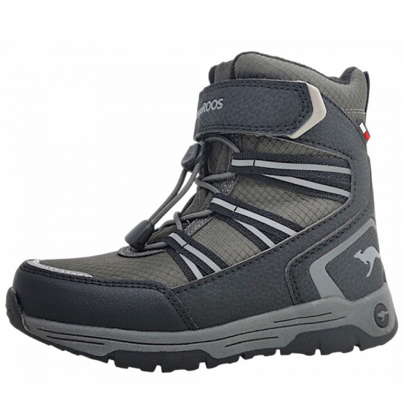 KangaRoos K-MJ Eldora EV RTX Stiefel in jet black/steel grey