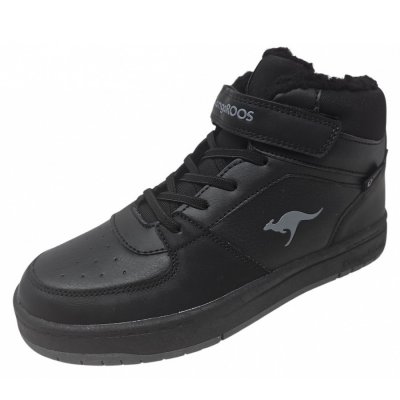 KangaRoos K CP Bound Mid Sneaker high in jetblk steelgrey KangaRoos K CP Bound Mid Sneaker high in jetblk steelgrey