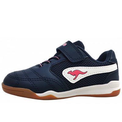 KangaRoos K-Braceyard EV Klettschuh in dk navy/daisy pink 4204