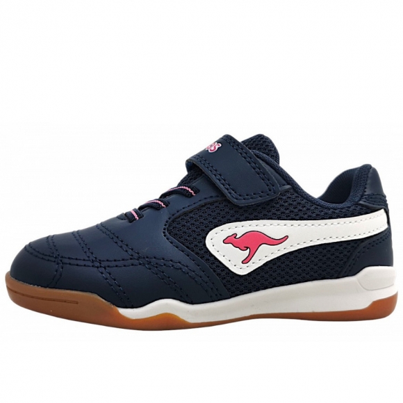 KangaRoos K-Braceyard EV Klettschuh in dk navy/daisy pink 4204