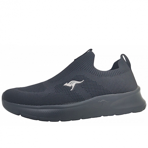 KangaRoos K-NJ Zoe Slipper in 5500 Jet Black/Mono