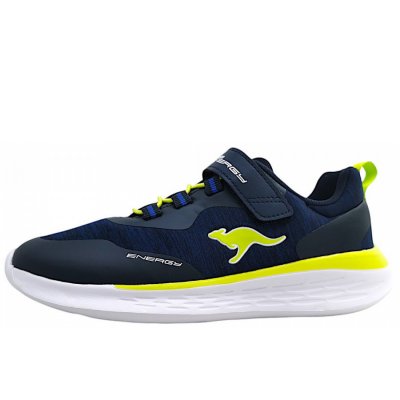 KangaRoos KQ-Unique EV Klettschuh in 4054 navy/ lime