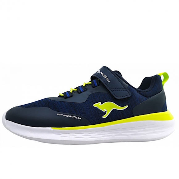 KangaRoos KQ-Unique EV Klettschuh in 4054 navy/ lime