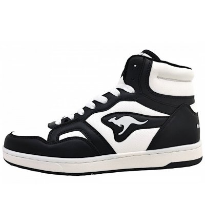 KangaRoos K-Slam Point Mid Trainingsschuh in Black/ White