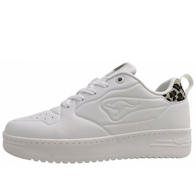 KangaRoos K-Top Sweeny sportlicher Schnürer in white/leo 0068