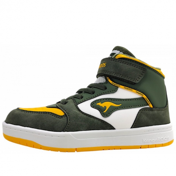 KangaRoos K-CP Rim Mid EV Sneaker in military green/egg 8069