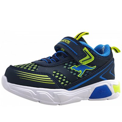 KangaRoos K - SLB Naro EV Klettschuh in navy/lime 4054