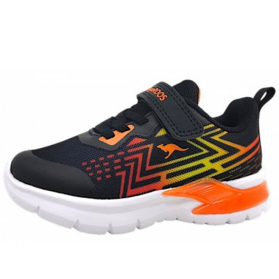 KangaRoos K-SL Arouser Trainingsschuh in Jet Black/Neon Orange