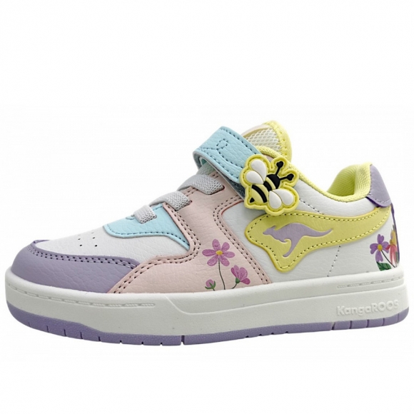 KangaRoos K-CP Fair EV Klettschuh in lavender/bee happy 4531