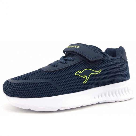 KangaRoos Sneaker in 4054 dk navy/lime