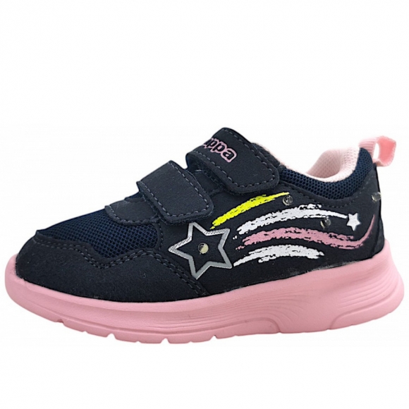 Kappa Trainingsschuh in navy/rose