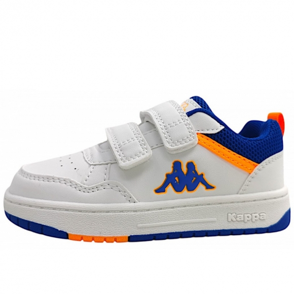 Kappa Klettschuh in white/royal/orange