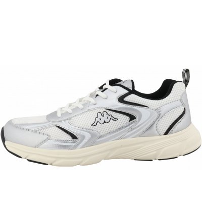 Kappa Sportschuh in white/silver