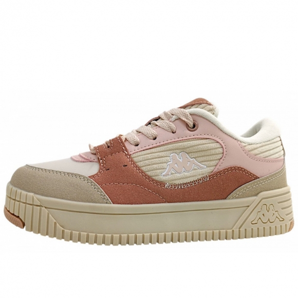 Kappa sportlicher Schnürer in Beige Rose