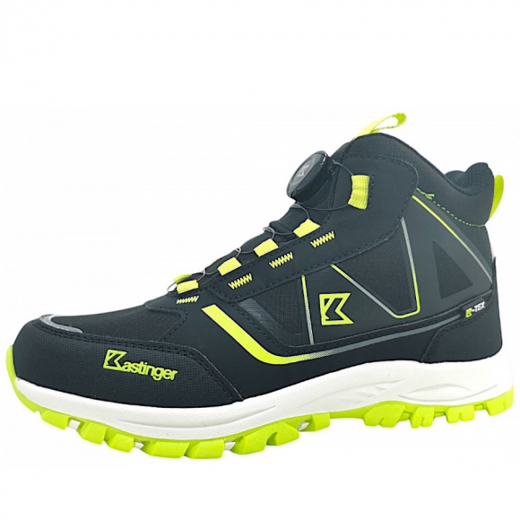 Kastinger Wenger Mid Stiefel in 5008 Jet Black/Lime