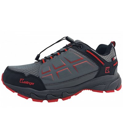 Kastinger FS-KOMPAR LOW Wanderschuh in 2128 Steel Grey/Red