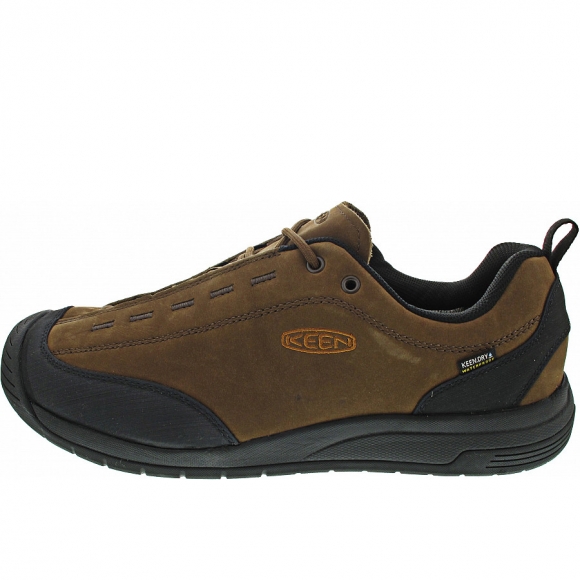 KEEN Jasper II WP sportlicher Schnürer in dark earth-black