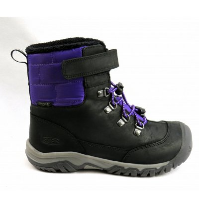 KEEN GRETA WaterProof Boots in BLACK/PURPLE KEEN GRETA WaterProof Boots in BLACK/PURPLE