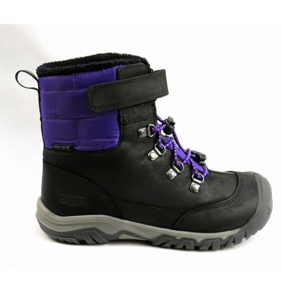 KEEN GRETA WaterProof Boots in BLACK/PURPLE