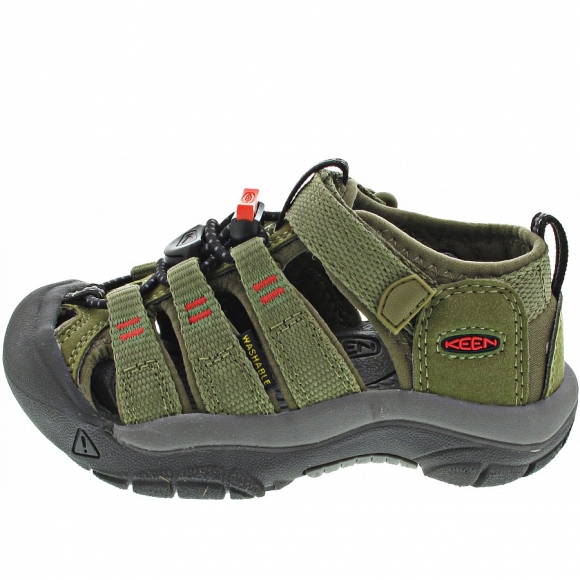 KEEN Newport H2 Sandale in olive drab-orange