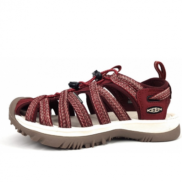 KEEN Whisper Sandale in Red Dahlia