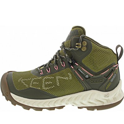 KEEN Nxis Evo Mid WP Wanderstiefel in olive drab-birch KEEN Nxis Evo Mid WP Wanderstiefel in olive drab-birch