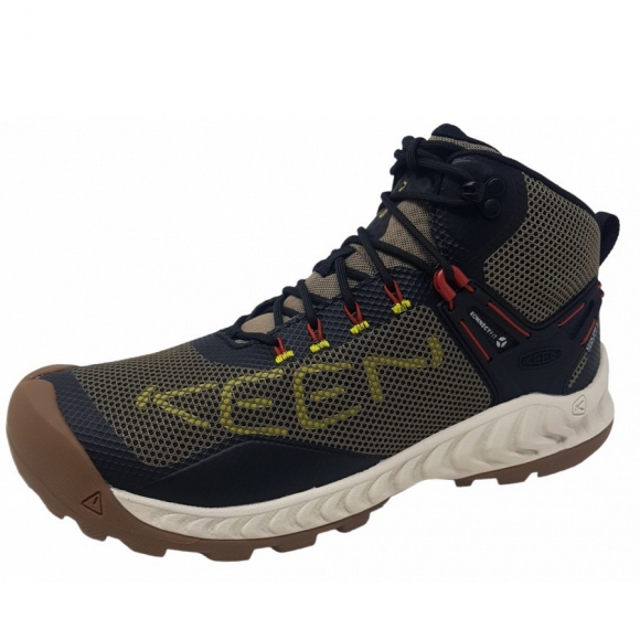 KEEN NXIS EVO MID WP Wanderstiefel in brindle citronelle