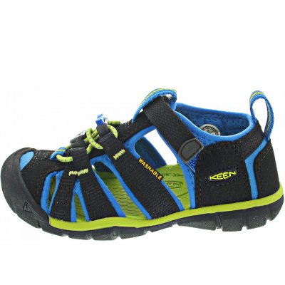 KEEN Seacamp Sandale in black-brilliant blue