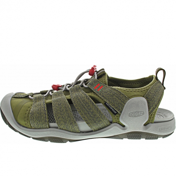 KEEN CNX II M Sandale in olive drab/red carpet